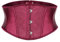 JasGood Damen Korsett Gürtel Underbust Boned Lace Up Waspie Gürtel Renaissance Steampunk Pirate Halloween Cosplay KorsettGürtel, Wein rot