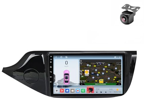 Android 14 Car Radio para KIA Cee'd CEED JD 2012 2013 2014-2018 2 DIN de Coche NAVEGACIÓN con Pantalla Táctil 9 Pulgadas Reproductor Multimedia Autoradio SWC FM QLED Carplay (M400S 8core 4+64G)