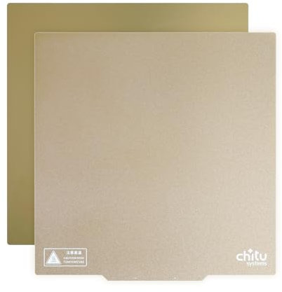 Doppelseitige PEI Bauplatte für Kobra 2 MAX 3D Drucker, 430x430mm Struktur PEI Bauplatte + Glattes PEI Blatt 3D Drucker Flexible Feder Stahl Abnehmbare Plattform