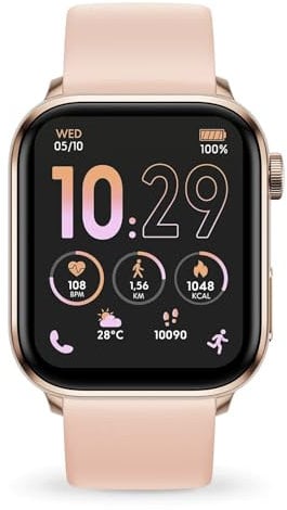 Ice-Watch - ICE smart 3.0 Rose gold Nude 1.78 AMOLED GPS - Montre connectée rectangulaire rose-gold pour femme avec bracelet en silicone - 024303 (1.78 pouces)