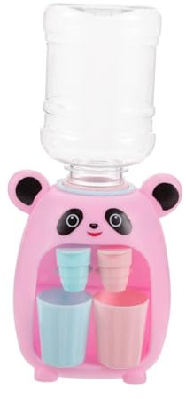 DRESSOOS Mini Dispensador De Agua con Doble Boquilla Juguete Educativo para Niños Máquina De Bebidas con Simulación En Forma De Panda