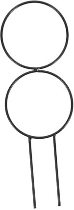 MOTHNUR Trellis De Metal Negro para Plantas Trepadoras Soporte Decorativo para Jardín y Macetas Estructura Robusta para Plantas De Interior y Exterior Diseño Geométrico Elegante