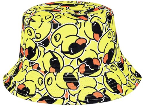 LQIOACU Damen Fischerhüte, Fischerhut Lustig, Bucket Hat Damen, Anglerhut Lustig, Anglerhut Damen, Fischerhut Herren, Sommerhut Draussenhut für Damen und Herren, 1 Stück