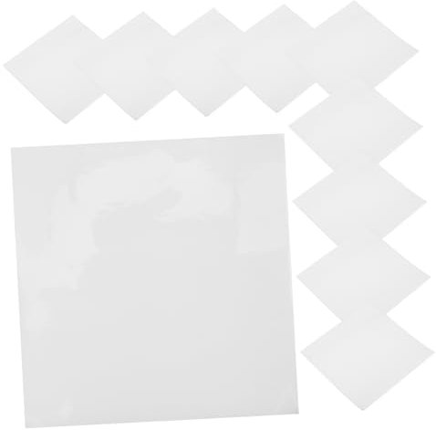 Mikikit 10piezas Subsidio De Reparación TPU Transparente Parches Adhesivos para Colchón De Aire y Resistente Parche De Reparación para Flotador Fácil De Usar Piscinas y Actividades Al Aire