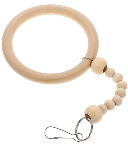 UTHCLO Rundes Vogelschaukelspielzeug in Beige der Balancefähigkeiten für Kleine Vögel und Finken Beim Erkunden und Abenteuern