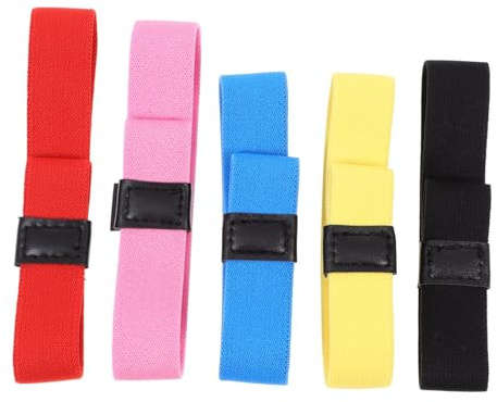 HOLIDYOYO 5Pcs High Elasticity Bento Container Straps Lunchbox Fixing Bands for Home and Outdoor Use Colorful Elastic Bands for Bento Boxes Portable and Wear-Resistant Lunch Random Color