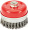 Draper 41450 Twist Knot Wire Cup Brush, 100mm x M14 , Blue