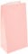 Partytaschen aus Papier - Hellrosa - 12er-Pack, Babyrosa