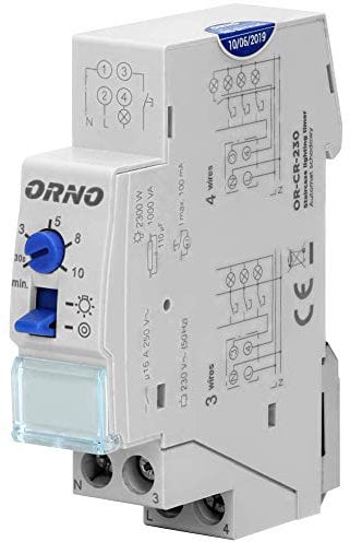Orno OR-CR-230 Treppenhausautomat 230v || Max. Belastung : 2300W || Montage:Din-Schine