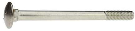Reidl Flachrundschrauben mit Vierkantansatz 8 x 120 mm DIN 603 A4 blank 10 Stück