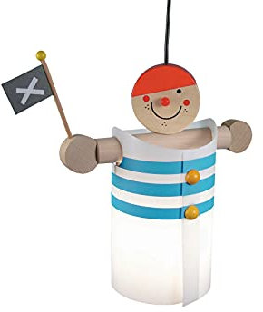 Süße LED Kinderzimmerlampe der niedliche LAMPENPIRAT bringt gute Laune und das Abenteuer in jedes Kinderzimmer!