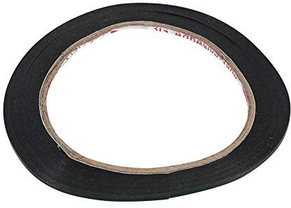 Hztyyier Colla a nastro adesivo nero super forte schiuma laterale per la riparazione di telefoni cellulari acqua e polvere di prova 10 m lunghezza 2 mm di larghezza Tape
