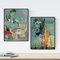 Nacnic Poster Jahrgang. Poster, die Welt der Werbung. Vintage Spain Zwei Blätter. A4-Format