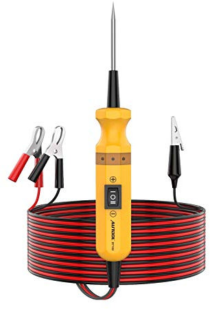 AUTOOL BT160 Power Circuit Probe Kit 6-24V Auto Circuit Tester with Electrical System Testing Functions (Digital Voltage Tester/Multimeter/Short Finder/Battery Tester/Power or Ground Supply)