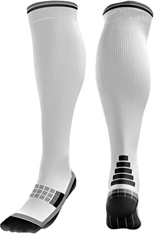aZengear Calcetines de Compresión para Hombres y Mujer (20-30mmHg ) Medias de Compresion Varices, Deporte, Running, Embarazo, Circulación Sanguínea, Vuelos y Trombosis, Enfermeria, Médicos LXL