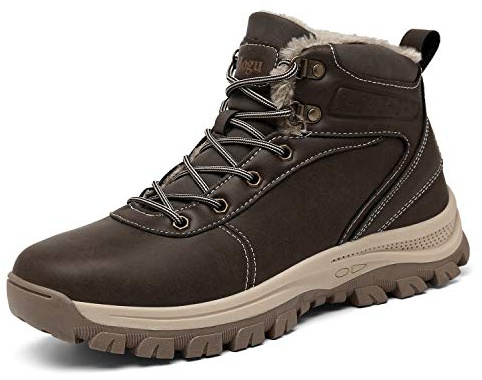 Herren Winterstiefel Wasserdicht Warm Schneestiefel rutschfest Outdoor Trekkingschuhe