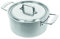 Demeyere Casserole induction Essential 5 – Casserole inox avec couvercle pour tous types de cuisinières dont induction – Casserole en inox à 5 couches - 30 ans de garantie - Ø 22 cm
