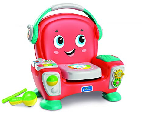 Clementoni Baby Canta, Suona E Balla, Poltroncina Interattiva, 12+ Mesi, Multicolore, 17678