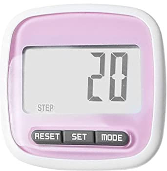 Gereton Podomètre pour La Marche, Précis du Compteur De Pas avec Grand Écran Et Clip, Podomètre De Marche Simple, Podomètre De Sport Portable pour Hommes, Femmes, Enfants