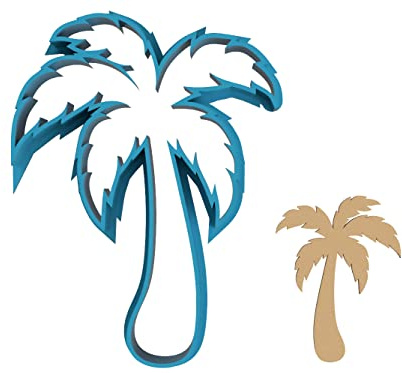 Palm Tree - Cookie Cutter / Sugar Cookie / Fondant / Clay (0053)