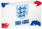 England FA Flag 3 Lions - Support The Lionesses Euro 2022 Official Merchandise, White