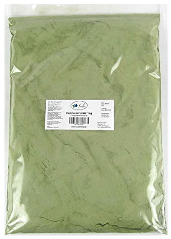 Sala Henna Pulver Haarfarbe Haarfärbemittel Schwarz 1 kg 1000 g Beutel
