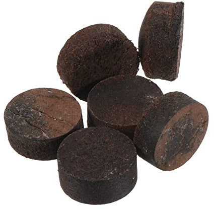 PATIKIL 12mm Billar Taco Puntas, 6 Paquete Pool Billar Taco Puntas Billar Palo Reemplazo Punta Snooker Taco Puntas para Billar Taco, Marrón