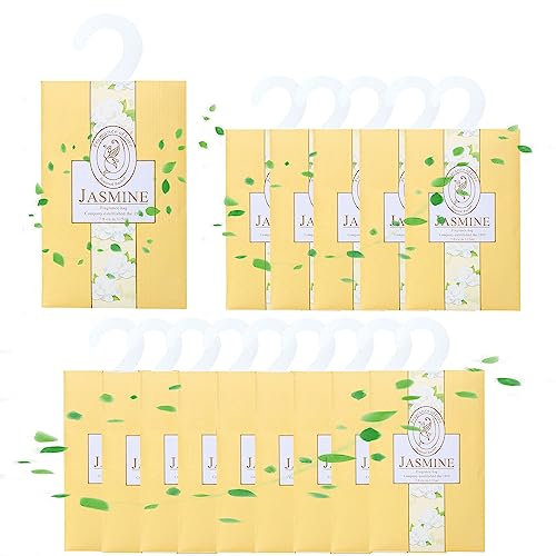 WDEC 15 * 20G Jasmin Kleiderschrank Aromatherapie Kleiderbügel, Beutel, Für Schubladen, Schränke, Schränke, Badezimmerautos