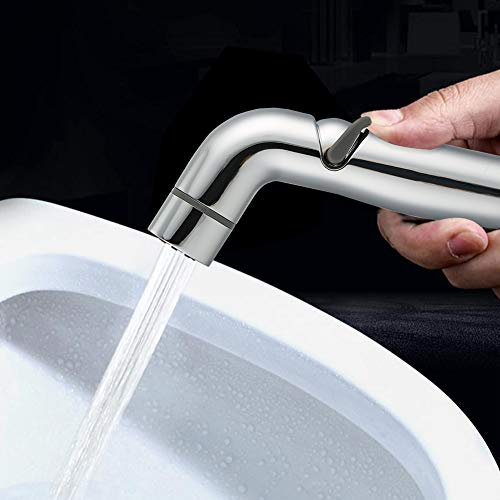 Pissente Pulvérisateur de Bidet Réglable à Main, ABS Durable, Ergonomique, Accessoire de Salle de Bain adapté aux Femmes, avec Surface de Galvanoplastie de Haute qualité, Résistant