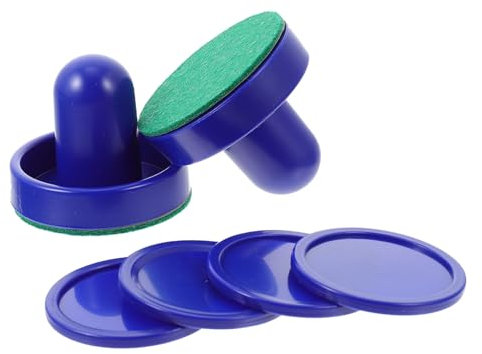 DIKACA 2 Sätze Eishockeymaschine Schachbrett Spielzeug Teil Eishockey Zubehör Für Eishockeyspiele Air-Hockey-Pusher Air-Hockey-paddel Hockey-zubehör Hockey- Einstellen Luft