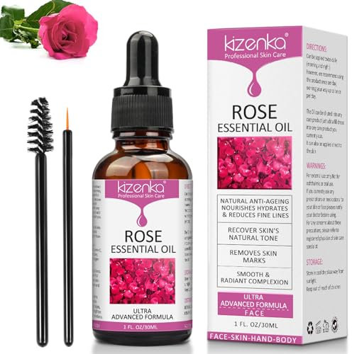 Olio Di Rosa Mosqueta Puro 30ml Olio Viso Antirughe Rose Oil Vitamina C Pura Per Il Viso Rosehip Oil Per Viso, Corpo, Capelli, Pelle E Mani Spremuto A Freddo (30ml)
