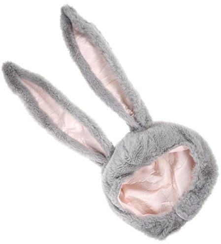 Toyvian 3 Gorros De Conejito Con Orejas Móviles De Peluche Para Mujeres Y Niñas.