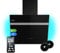Campana Extractora 60 cm | Montaje en Pared | Negra | Cristal | App Smart WiFi | Iluminación LED RGBW | Control Táctil | ALPINA609HC