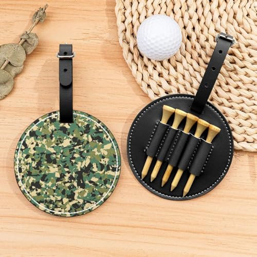 Camo Golftees Organizer-Tasche – tragbare schwarze Golf-Tragetasche für Männer und Frauen, entworfen für Komfort auf dem Platz