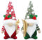 Gehydy Weihnachtswichtel Figuren 2er Set Weihnachtsdeko Wichtel Weihnachten Deko Wichtel Zubehör Dekoration Christmas für Home Küche - Rot & Schwarz