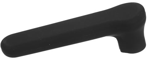 sourcing map Silicone Door Handle Cover, Silicone Anti-Static Door Knob Cover Anti-Collision Door Handle Protector for Flat Door Handle Lever, Black