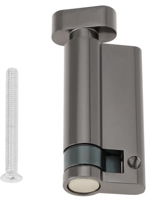 YINETTECH Serrure de Porte Demi-tour Serrure à Cylindre Serrure à Cylindre Euro à Tour de Pouce pour Portes Européennes en Bois Composite UPVC en Aluminium Longueur Totale 65 Mm