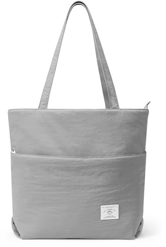 KALIDI Handtasche Damen Groß Puffer Bag Shopper Tasche mit Reißverschluss Tote Bag Damen Hobo Umhängetasche Schultertasche für Schule Büro Arbeit Reisen Einkauf