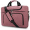 BERTASCHE Laptop Bag for Women, Laptop Case Sleeve 15.6 Inch, Computer Briefcase Bag with Shoulder Strap for Work Business Travel, Pink