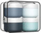 Aurdox Travel Pots, Containers for Toiletries, Silicone Cream Jars with Spatulas Tool and Clear Bag, TSA Approved Mini Travel Size Containers, Leak-proof Essentials for Cosmetic 40ml /(4 Pack)