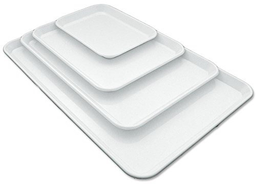 Buchsteiner Auslageplatte, Plastik, weiß, 27 x 21 x 2 cm