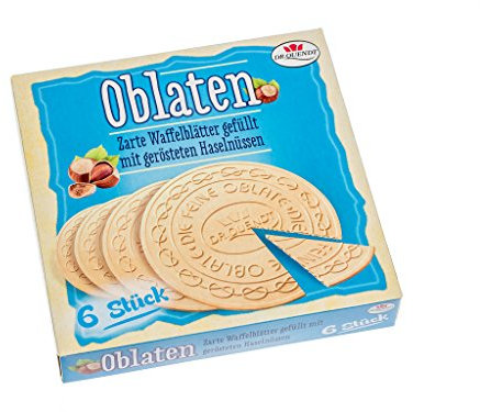 Dr. Quendt - Gaufrettes fines - aux noisettes grillées - 6 pièces