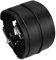 Flongo Herren Armband Lederarmband Männer Armreif Breite Leder Echtleder Armband Manschette Schwarz Silber Kordelkette Motorradfahrer Biker Einstellbar