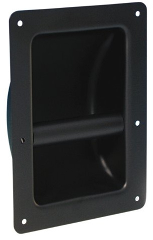 2 x Schalengriff Stahl schwarz