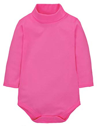 CuteOn Bambino Ragazzi Ragazze Solido Colore Di base Dolcevita Cotone Body Tutine - Vari Colori Neonato a 2 Anni