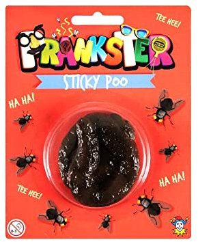 4 x Soft & Sticky Rubber Realistic Fake Dog Poo Waste Turd Prank Poop Joke Fun Novelty by My Planet