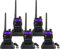 Retevis RT5R Walkie Talkie Long Range, Professional 2 Way Radio Long Distance with Emergency Alarm VOX FM 128 CH, Heavy Duty Walkie Talkies Set for Construction, Emergency Rescue (Black, 5Pcs)