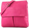 modamoda de T63 Damen Nappaleder Umhängetasche Schultertasche handmade in Italy, Farbe:Pink