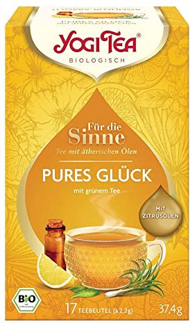 Yogi Tea Für die Sinne, Pures Glück, 17 Beutel, 37,4g, 2er Pack