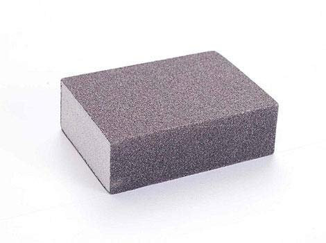Taco de Lija Espuma Flexible Grano fino-100 10x6x2cm.